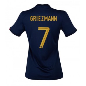 France Antoine Griezmann #7 Replica Home Stadium Shirt for Women World Cup 2022 Short Sleeve